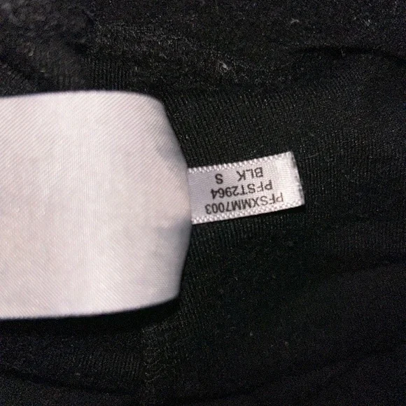 COPY - Gorgeous mint vintage Calvin Klein cropped ladies hoodie black velour / … - Picture 11 of 11